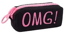 Купить Пенал с большой молнией "OMG", 21.5 х 10.5 см — Фото №1