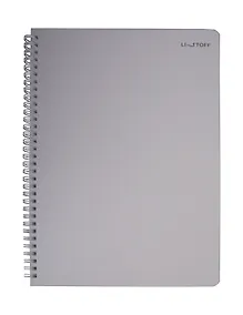 Купить Тетрадь А4 80л кл. "Mist" пласт.обл., спираль — Фото №1