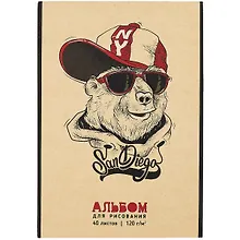 Купить Альбом для рисования Academy Style, "Миша", А4, 40 листов, на склейке — Фото №1