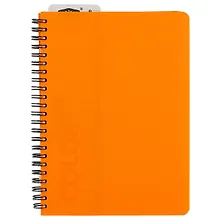 Купить Тетрадь в клетку Stila, Neon orange, 96 листов — Фото №1
