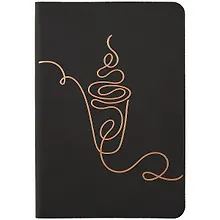 Купить Записная книжка "Софт-тач", А6, 96 листов, черный — Фото №1