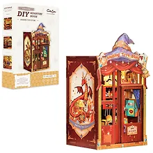 Купить CWGA204 Конструктор интерьерный – сборный домик CuteBee - Магазин Удивительных Игрушек, 107 деталей (материалы: дерево, картон, пластик, металл), со световыми эффектами (подсветка интерьера), с питанием от 2хААА батареек (не включены), серия DIY, возраст — Фото №1