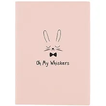 Купить Записная книжка А6+ 56л лин. "ЗАЙКА" мягк.переплёт, шелкография, ляссе, инд.уп. — Фото №1