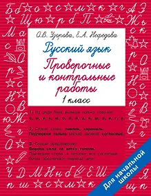 Купить Русский язык 1 класс. Проверочные и контрольные работы — Фото №1