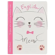 Купить Тетрадь для записи английских слов Айрис, "Мяу", А5, 24 листа — Фото №1