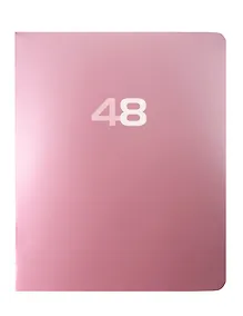 Купить Тетрадь 48л кл. "Классическая серия. Розовое золото" мел.картон, метал.пантон — Фото №1