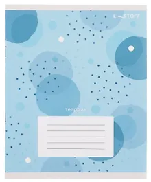 Купить Тетрадь 12л кл. "Круги" мел.картон, выб.лак, офсет 60г/м2, поля, ассорти — Фото №1