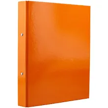 Купить Папка на кольцах А4 "Неон", оранжевая — Фото №1