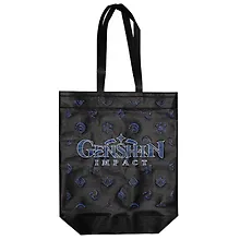Купить Сумка Genshin Impact Логотип (черная) (полипропилен) (40х38) (ARTM153) — Фото №1