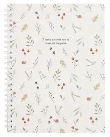 Купить Тетрадь 80л кл. "Dreamland", листья, карт.обл., микротекстурирование, ламинация, спираль — Фото №1