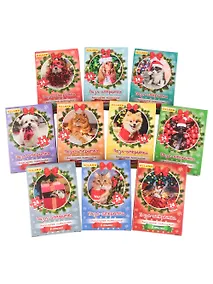 Купить Новогодний пазл с предсказаниями в стихах "Хвостатый Новый год", 24 элемента — Фото №1