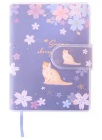 Купить Записная книжка 95*130 84л лин. "Summer cherry" ПВХ-обл., клапан, ассорти — Фото №1