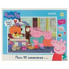 Купить Пазл гигантский 35 эл. Свинка Пеппа. Прогулка по рынку — Фото №1