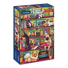 Купить 1000ПЗ2_35407 "Premium" ПАЗЛЫ 1000 элементов А2ф 480х680мм -Хвостатый книжный клуб- — Фото №1