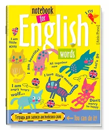 Купить Тетрадь для записи английских слов Айрис, "Кошки", А5, 24 листа — Фото №1