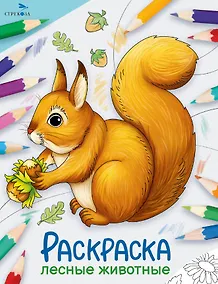 Купить Лесные животные. Окружающий мир. Раскраска — Фото №1