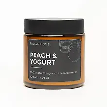 Купить Свеча ароматическая Персик и йогурт (120мл) (FH008) — Фото №1