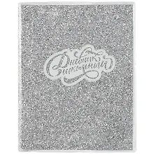 Купить Дневник школьный Феникс+, "Глиттер серебряный" — Фото №1