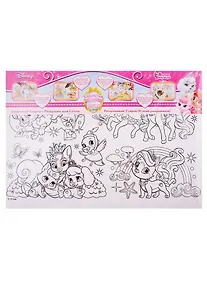 Купить Коврик-раскраска защитный для стола Королевские питомцы Дисней — Фото №1