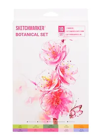 Купить Маркеры 10цв "Botanical" карт.кор., Sketchmarker — Фото №1
