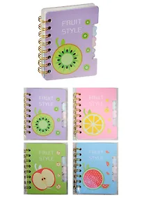 Купить Записная книжка А6 60л "Fruit style", спираль, 3 разделителя, цветной внутр. блок, AnAn — Фото №1
