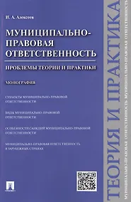 Купить Муниципально-правовая ответственность.Проблемы теории и практики.Монография. — Фото №1