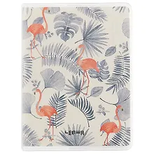 Купить Записная книжка «Фламинго в листьях», 80 листов, А7 — Фото №1