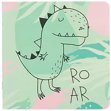 Купить Записная книжка "Fyr-Fyr. Динозавр", 40 листов, 17 х 17 см — Фото №1