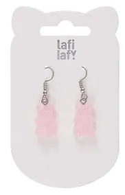 Купить Сережки Мишки мармеладные розовые (2шт) (пластик) (12-48782-202405-AC10) (Lafilaf) — Фото №1