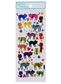 Купить Наклейки эпоксидные Коты — Фото №1