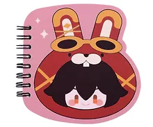 Купить Блокнот 11*10 "Teyvat Zoo Themed Amber" спираль — Фото №1