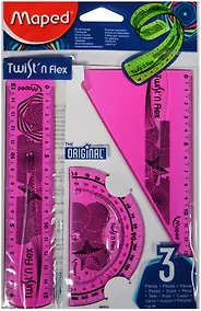 Купить Набор геометрический «Twist N Flex», Maped — Фото №1