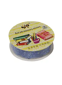 Купить Клейкая лента для декора мерцающая, синий, ЛМС-2 — Фото №1