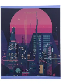 Купить Тетрадь в клетку Listoff, "Городские огни", 48 листов, в ассортименте — Фото №1