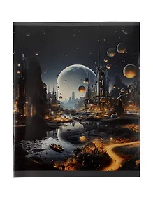 Купить Тетрадь 48л кл. "Другие галактики" мел.картон, ассорти — Фото №1