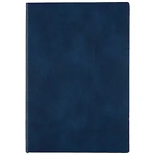 Купить Ежедневник недат. А5 120л "Флоттер" синий, кожзам, мягкий переплет, офсет, ляссе — Фото №1
