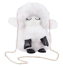 Купить Сумочка плюшевая Овечка (30х20) (12-38092-202405-B4) — Фото №1