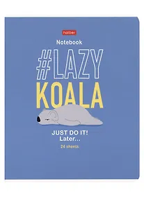 Купить Тетрадь в линейку Hatber, "Ленивые хвостики", 24 листа, в ассортименте — Фото №1