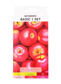 Купить Маркеры 06цв "Basic 1" карт.кор., Sketchmarker — Фото №1