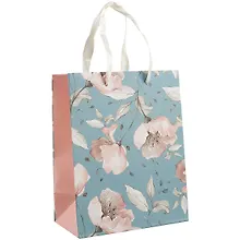 Купить Пакет "Розовые цветы", А5 — Фото №1