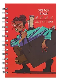 Купить Скетчбук А5 60л "Дерзко" белый офсет, 120г/м2, софт.тач., евроспираль — Фото №1