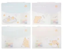 Купить Портфель А4 12 отделений "Capybara" пластик, в ассортименте — Фото №1