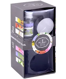 Купить Подарочный Ароманабор Лаванда (аромалампа 1шт, свеча чайная 1шт, аромамасло 1шт) (7,5х12,5х6,5) (12-MingFeng-A001-1) — Фото №1