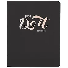 Купить Тетрадь в клетку Listoff, "Total Black. Quote", 48 листов, в ассортименте — Фото №1