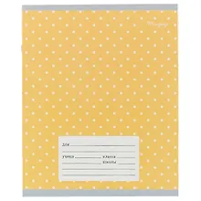 Купить Тетрадь в клетку Unnika, "В горошек", 12 листов — Фото №1