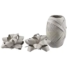 Купить Набор для упаковки «Напыление серый», 2 банта, лента — Фото №1