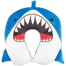 Купить Подушка на шею с кнопкой «Акула», (30х30 см) — Фото №1