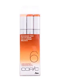 Купить Набор маркеров Copic Sketch Blending Trio 6 3цв — Фото №1