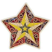 Купить Новогоднее оконное украшение «Звезда», 29.5 х 28 см — Фото №1