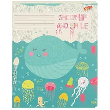 Купить Тетрадь в клетку Academy Style, "Мультяшки (животные)", 18 листов, в ассортименте — Фото №1